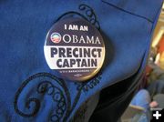 Precinct Captain. Photo by Bob Rule, KPIN 101.1 FM.