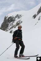 Tim Weydeveld on Gannett glacier. Photo by Cris Weydeveld.