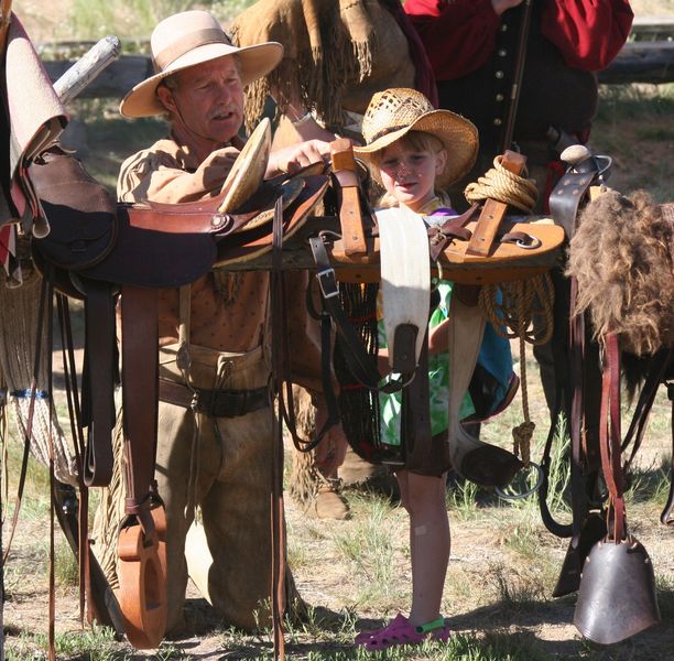 Mountain Man Saddles. Photo by Clint Gilchrist, Pinedale Online.