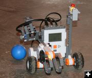 Howard Talbott's robot. Photo by Dawn Ballou, Pinedale Online.