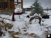 Snowmen. Photo by Kathy Flanders.