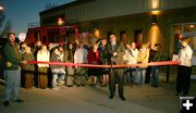 Ribbon Cutting Ceremony. Photo by Dawn Ballou, Pinedale Online.