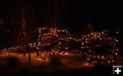 Wagon Lights. Photo by Dawn Ballou, Pinedale Online.