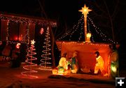 Nativity Scene. Photo by Dawn Ballou, Pinedale Online.
