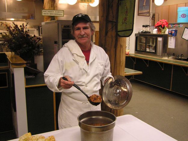 Chef Jerry Hastings. Photo by Bob Rule, KPIN 101.1 FM Radio.
