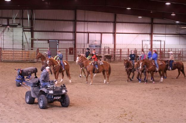 Team Roping with Sparky III. Photo by Carie Whitman.