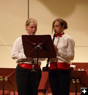 Clarinet Duet. Photo by Cat Urbigkit, Pinedale Online.