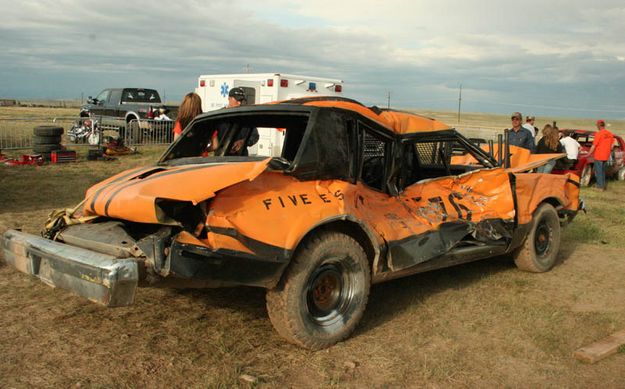 76 car - After Shot. Photo by Dawn Ballou, Pinedale Online.