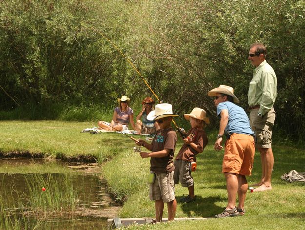 Kids' Fishing Derby. Photo by Dawn Ballou, Pinedale Online.