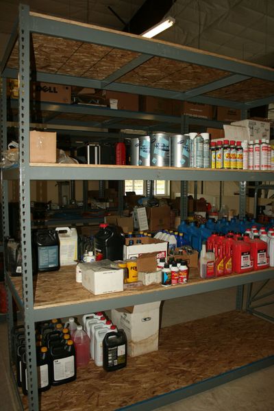 Supply Storage. Photo by Dawn Ballou, Pinedale Online.