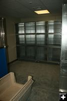 Dog Quarantine Room. Photo by Dawn Ballou, Pinedale Online.