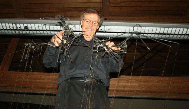Joseph Cashore, Puppeteer. Photo by Dawn Ballou, Pinedale Online.