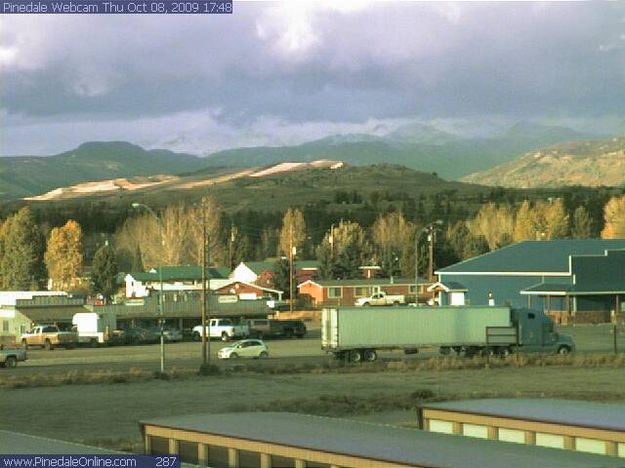 Snow gone. Photo by Pinedale Webcam.