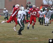 Pinedale 7 - Big Piney 0. Photo by Clint Gilchrist, Pinedale Online.