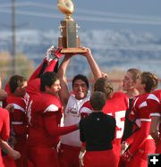 Sublette County Bowl Trophy. Photo by Clint Gilchrist, Pinedale Online.