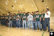 Football Team. Photo by Pam McCulloch, Pinedale Online.