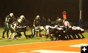 Near the goal line. Photo by Dawn Ballou, Pinedale Online.