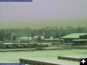 Pinedale snow. Photo by Pinedale Webcam.