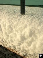 Big Piney snow. Photo by Dawn Ballou, Pinedale Online.