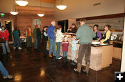 Food Line. Photo by Dawn Ballou, Pinedale Online.