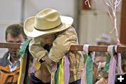 Easter hat, Wyoming style. Photo by Megan Rawlins, Pinedale Roundup.