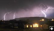 Lightning show. Photo by Derek Farr, Sublette Examiner.