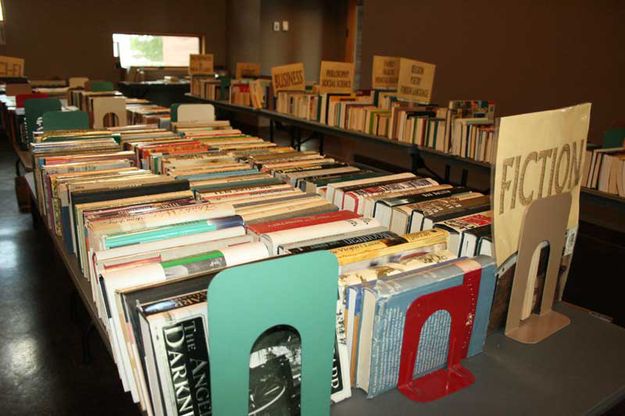 Library Book Sale. Photo by Dawn Ballou, Pinedale Online.