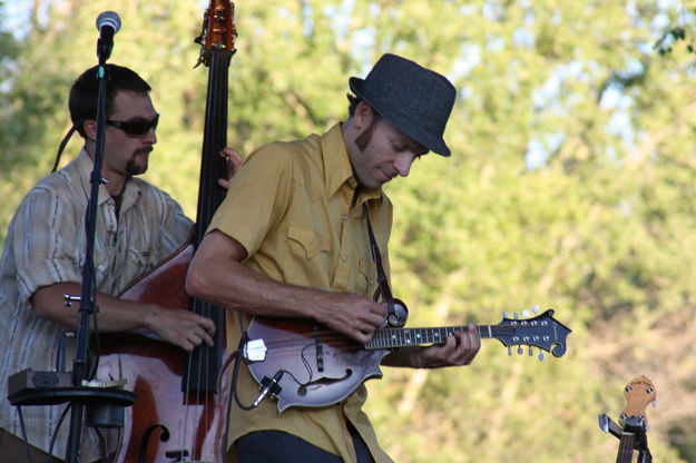 Aaron and Matt. Photo by Tim Ruland, Pinedale Fine Arts Council.