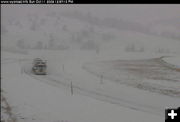 Winter Roads. Photo by Wyoming Department of Transportation webcam.