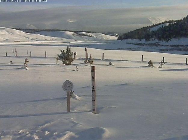 Bondurant snow. Photo by Bondurant webcam.
