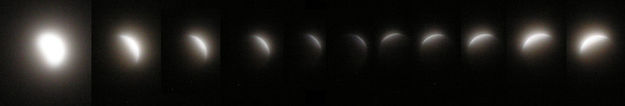 Lunar Eclipse. Photo by Bob Rule, KPIN 101.1 FM Radio.