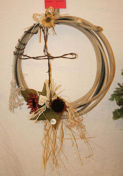 Sandy Anderson wreath. Photo by Dawn Ballou, Pinedale Online.