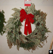 Digger Lewis-Encana wreath. Photo by Dawn Ballou, Pinedale Online.