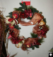 Ridley's wreath. Photo by Dawn Ballou, Pinedale Online.