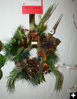 Sam Drucker wreath. Photo by Dawn Ballou, Pinedale Online.