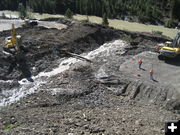 Road gone. Photo by Wyoming Department of Transportation.