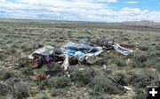 Downed Plane. Photo by Sweetwater County Sheriffs Office.