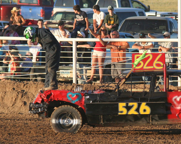 Champion - Robert Sorenson. Photo by Clint Gilchrist, Pinedale Online.