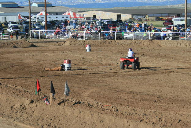Shovel Race Barrels. Photo by Dawn Ballou, Pinedale Online.