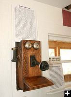 Crank Telephone. Photo by Dawn Ballou, Pinedale Online.