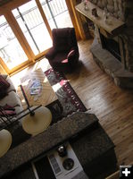 Living room. Photo by Dawn Ballou, Pinedale Online.