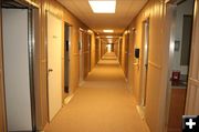 Dorm Hallway. Photo by Dawn Ballou, Pinedale Online.