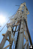 Drill Rig. Photo by Dawn Ballou, Pinedale Online.