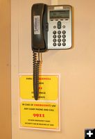 Hall phone. Photo by Dawn Ballou, Pinedale Online.