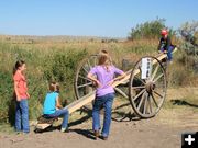 Teeter-totter. Photo by Dawn Ballou, Pinedale Online.
