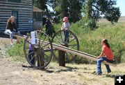 Teeter-Totter. Photo by Dawn Ballou, Pinedale Online.