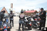 Bikers Against Child Abuse. Photo by Mark Brenden, Sublette Examiner.
