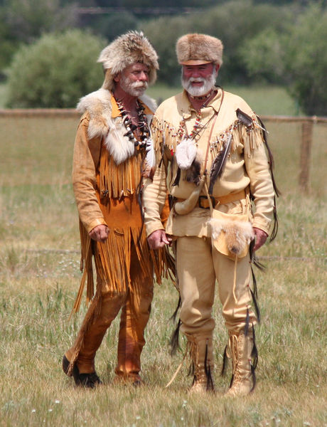 Mountain Men. Photo by Clint Gilchrist, Pinedale Online.