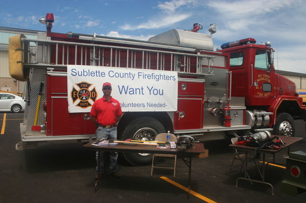 Sublette Firefighters. Photo by Dawn Ballou, Pinedale Online.