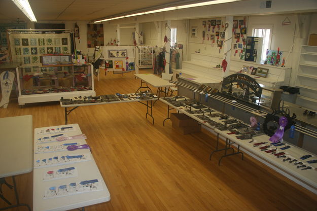 Exhibit Hall. Photo by Dawn Ballou, Pinedale Online.